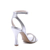 Gioia Sandal with Silver Laminated Strap