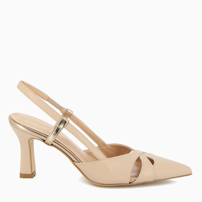 Décolleté Slingback Serena Beige
