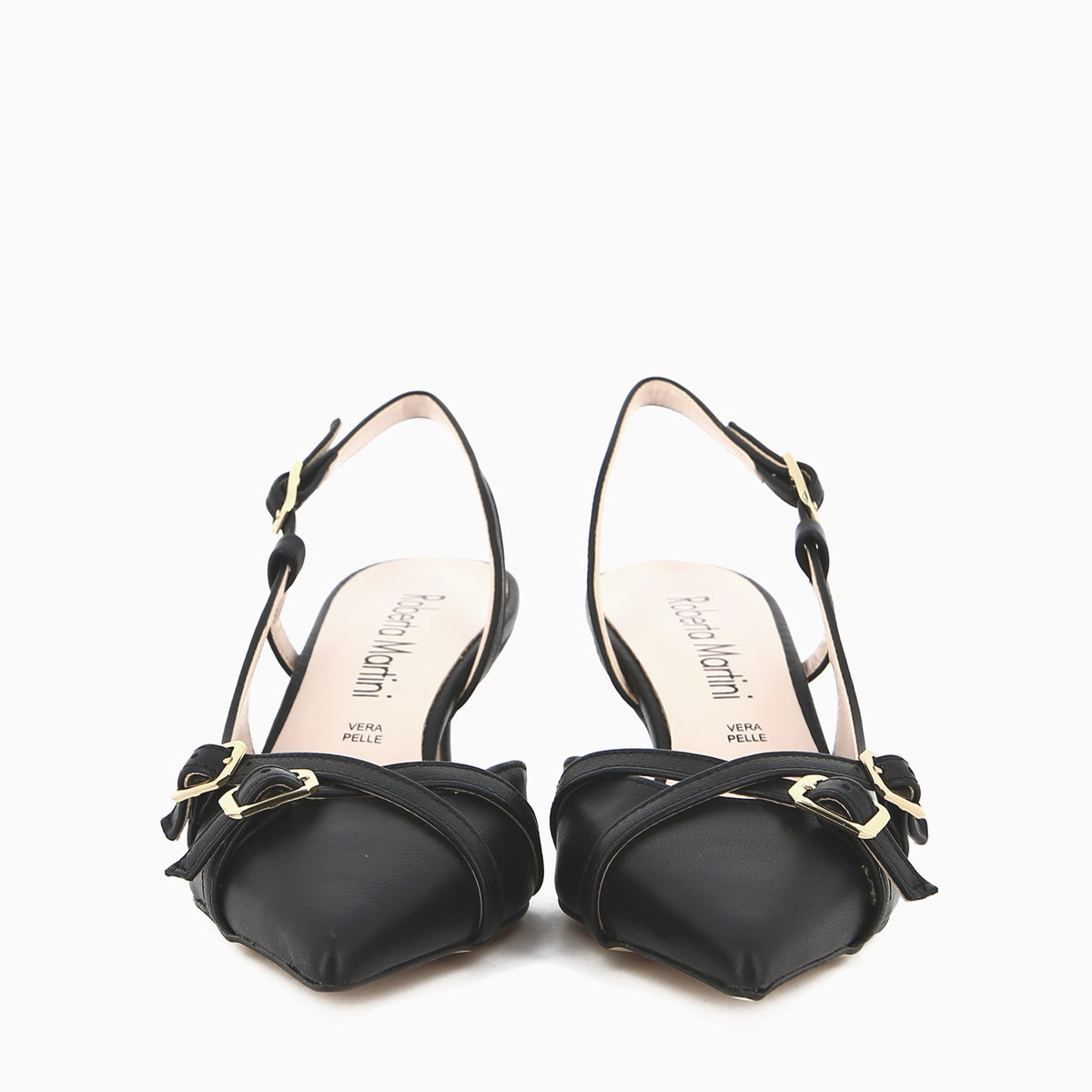 Slingback Alba in Vera Pelle Nappa