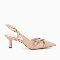 Slingback Alba in Vera Pelle Nappa