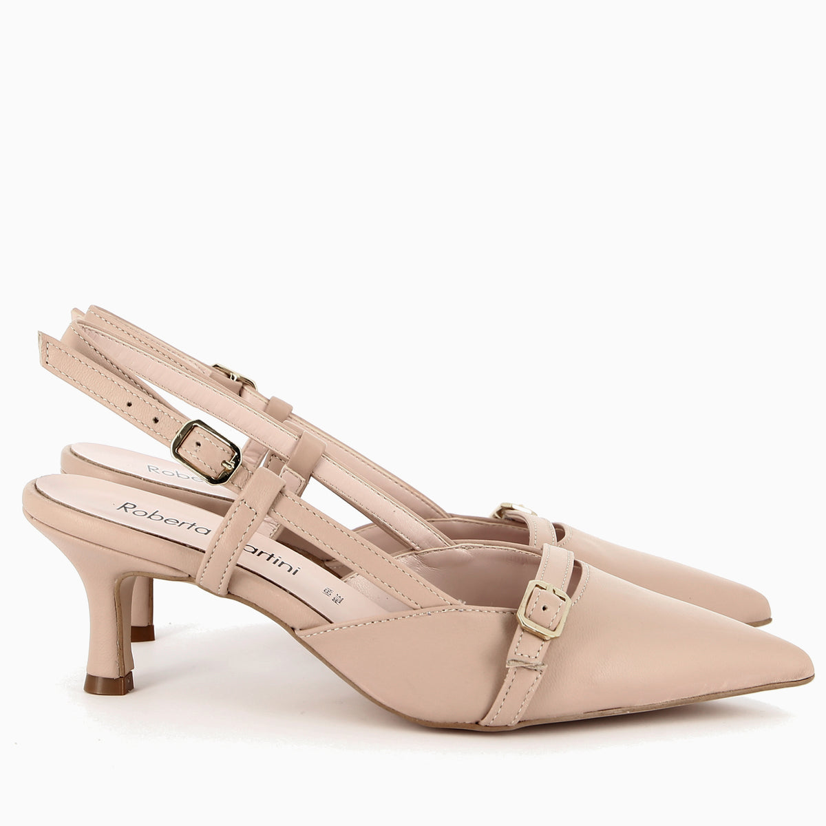 Slingback Alison in Vera Pelle Nappa