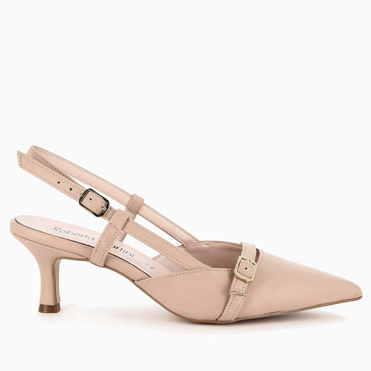 Slingback Alison in Vera Pelle Nappa