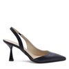 Lisa Black Slingback Pump with Strap