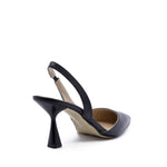 Lisa Black Slingback Pump with Strap