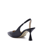 Lisa Black Slingback Pump with Strap