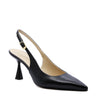 Jusy Black Slingback Pump with Strap