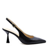 Jusy Black Slingback Pump with Strap