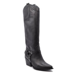 Victoria Leather Texan Boot Black