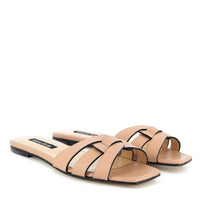 York Sandal In Black Nappa