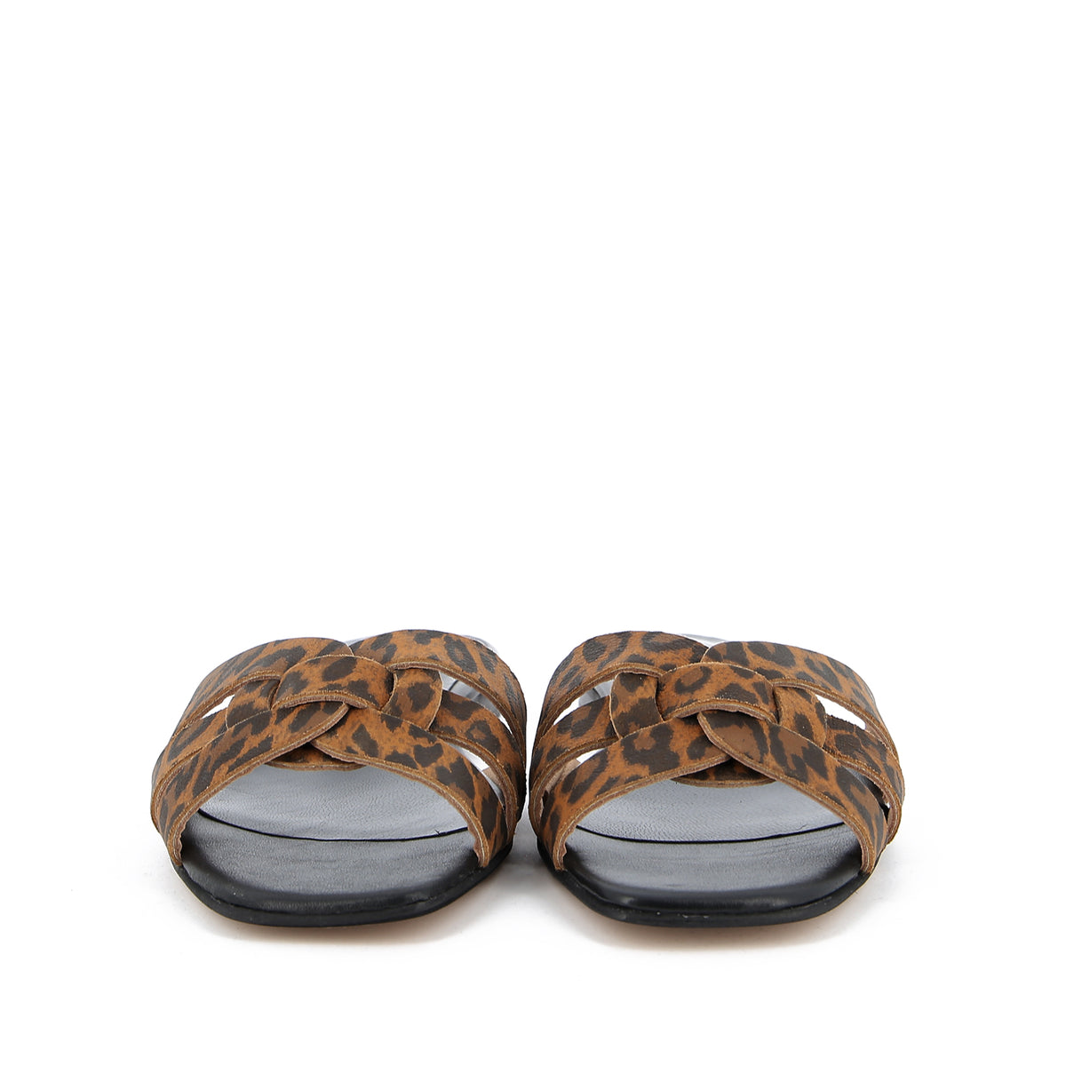 York Sandal In Black Nappa