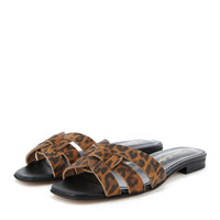 York Sandal In Black Nappa