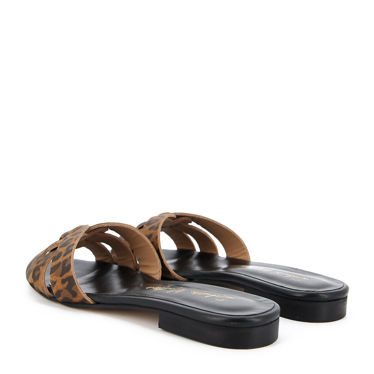 York Sandal In Black Nappa