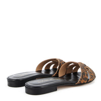 York Sandal In Black Nappa