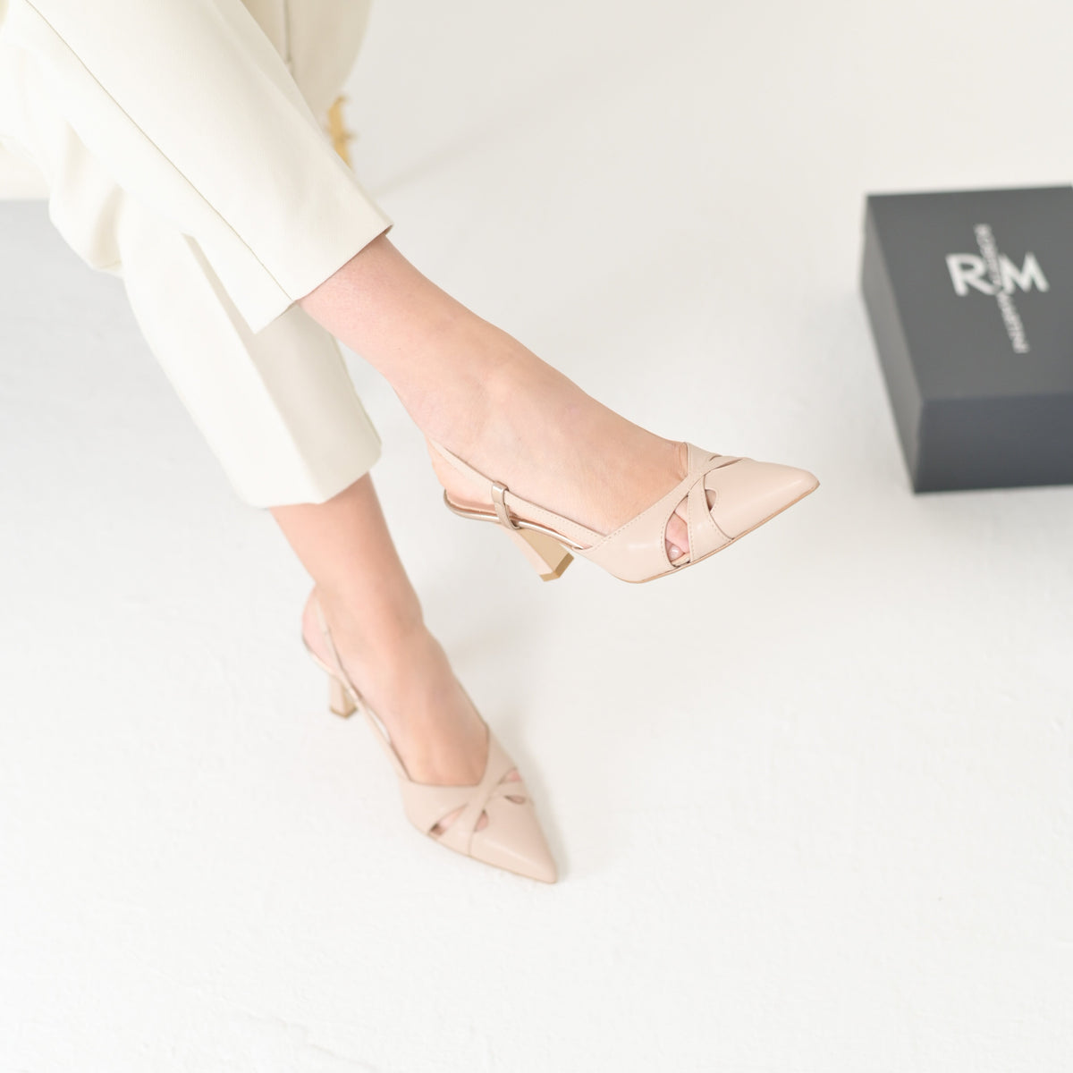 Décolleté Slingback Serena Beige