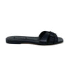 York Black Nappa Sandal