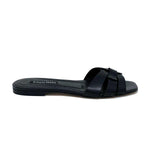 York Black Nappa Sandal