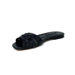 York Black Nappa Sandal