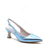 Delia Celeste Slingback Pump with Strap