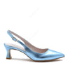 Delia Celeste Slingback Pump with Strap