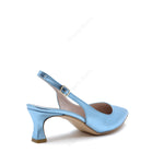 Delia Celeste Slingback Pump with Strap