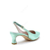 Delia Mint Slingback Pump with Strap