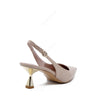 Slingback pump with Julie Beige strap