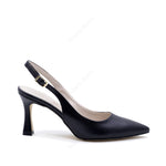 Elsa Slingback Pump with Black Strap