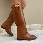 Paris boot Brushed gold accessory