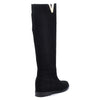 Elodie boot in black split leather