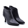 Jade Leather Black Ankle Boot