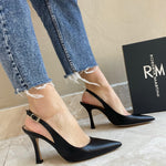 Slingback Pump with Strap Jennifer Black