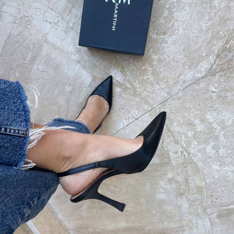 Slingback Pump with Strap Jennifer Black