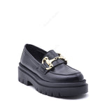 Jessie Moccasin Leather Black