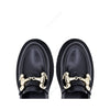 Jessie Moccasin Leather Black