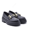 Jessie Moccasin Leather Black