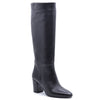 Lorena Black Leather Boot