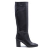 Lorena Black Leather Boot