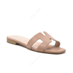 Paris Beige Skin flat sandal