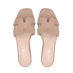 Paris Beige Skin flat sandal