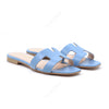 Paris Celeste flat sandal