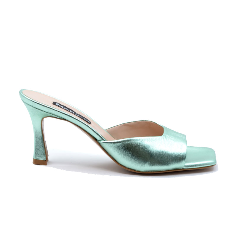 Mules Ibiza Nappa Aquamarine