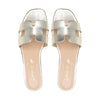 Paris Gold flat sandal