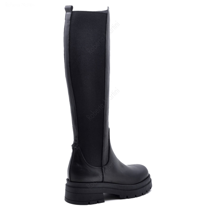 Scarlett Black Calf Boot