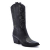 Jenny Texan Boot with Black Leather Embroidery - PERMANENT