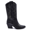 Jenny Texan Boot with Black Leather Embroidery - PERMANENT