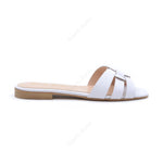 White York flat sandal