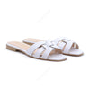 White York flat sandal