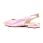 Lola Décolleté Ballerina with Pink Strap