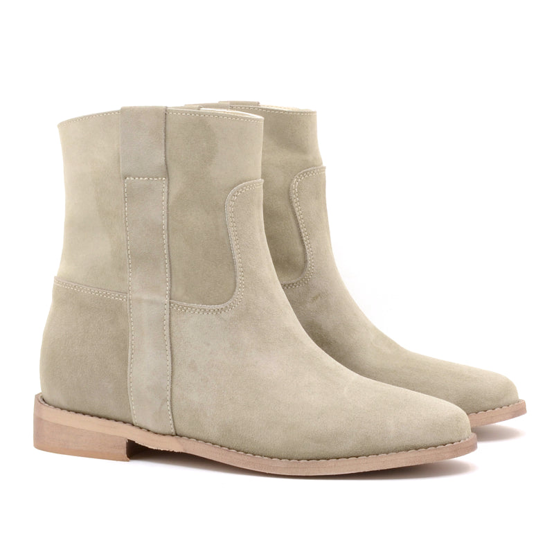 Mara ankle boot in split rope